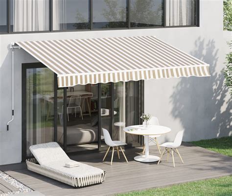 outsunny retractable sunshade 12x10